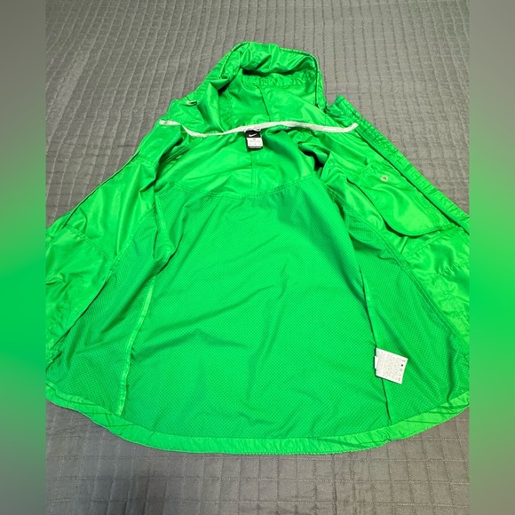 Nike Fit Storm Hooded Fleece Women Green Jacket - Picture 3 of 9